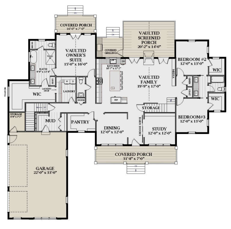 House Plan House Plan #26129 Drawing 1