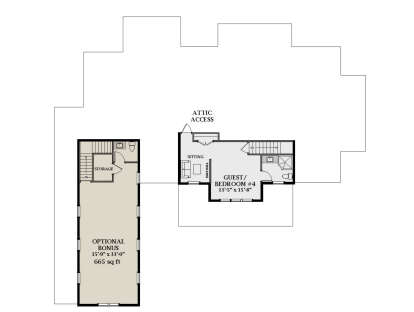 Second Floor for House Plan #6849-00109