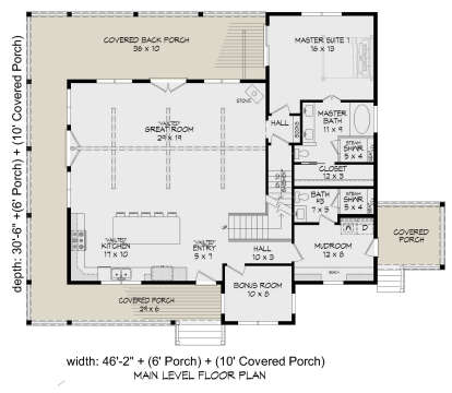 Main Floor for House Plan #940-00392
