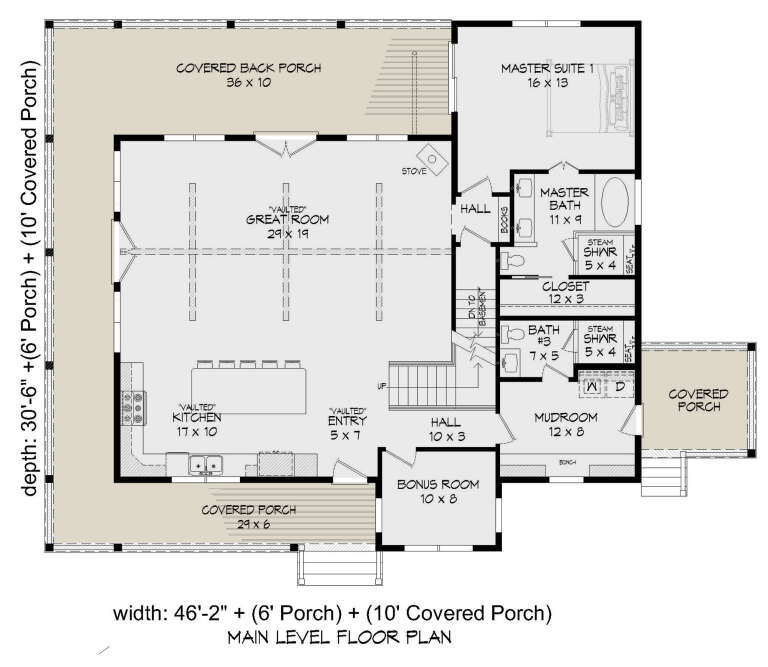 House Plan House Plan #26130 Drawing 1