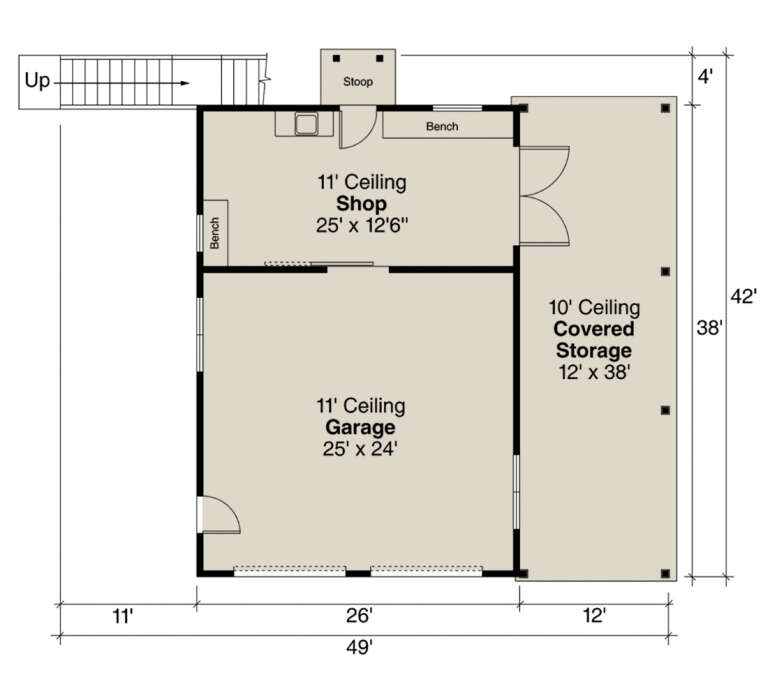 House Plan House Plan #26132 Drawing 1