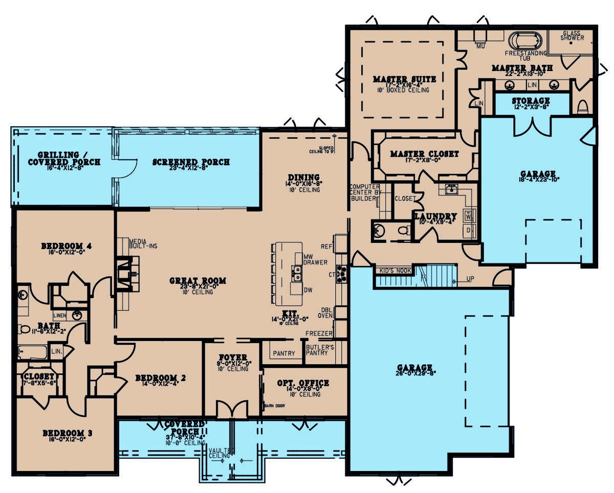 Main Floor for House Plan #8318-00223