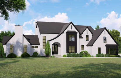 European House Plan #5032-00133 Elevation Photo