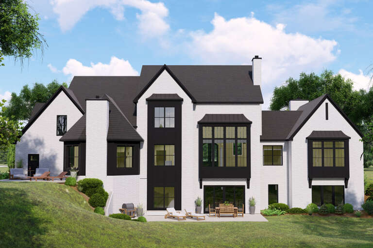 European House Plan #5032-00133 Elevation Photo