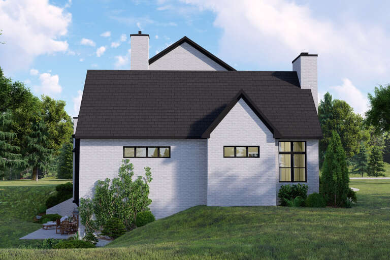 European House Plan #5032-00133 Elevation Photo
