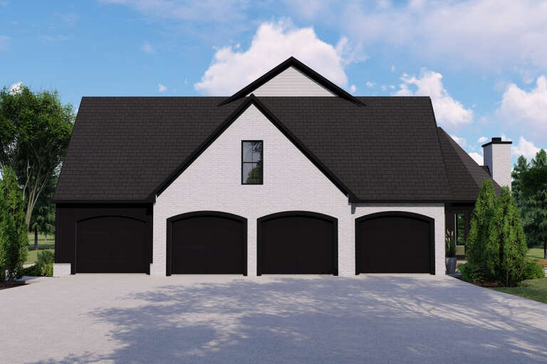 European House Plan #5032-00133 Elevation Photo
