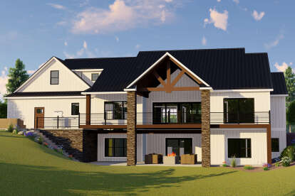 Modern Farmhouse House Plan #5032-00134 Elevation Photo
