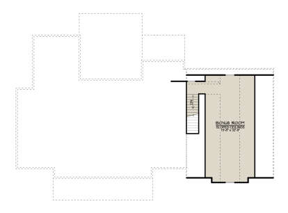 Bonus Room for House Plan #5032-00134
