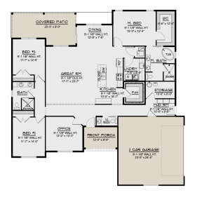 Main Floor for House Plan #5032-00135