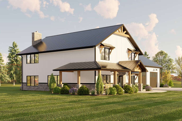 Barn House Plan #5032-00136 Elevation Photo
