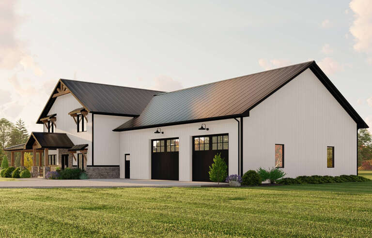 Barn House Plan #5032-00136 Elevation Photo