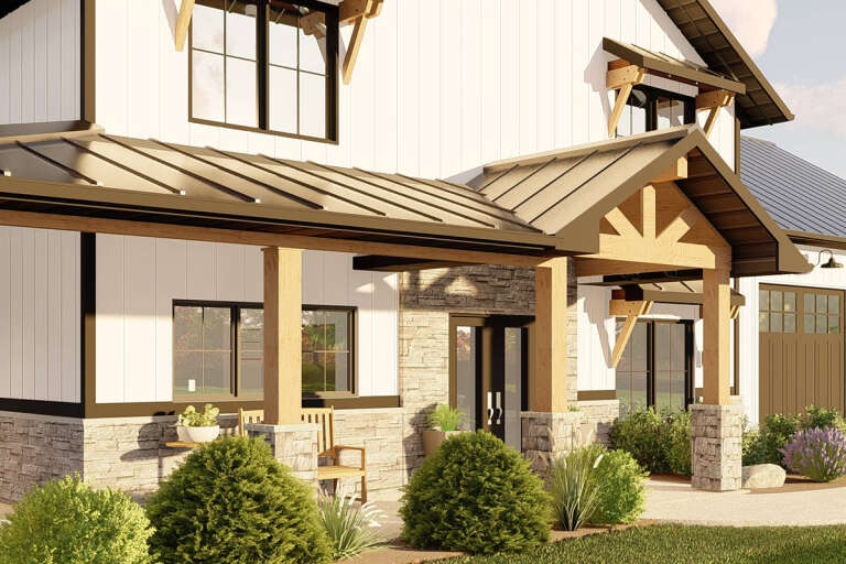 Barn House Plan #5032-00136 Elevation Photo