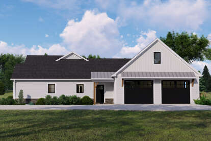 Modern Farmhouse House Plan #5032-00138 Elevation Photo