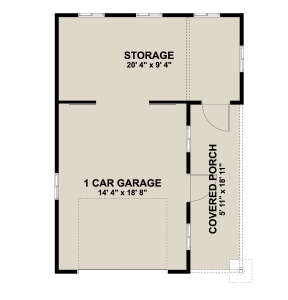 Garage Floor for House Plan #2802-00101