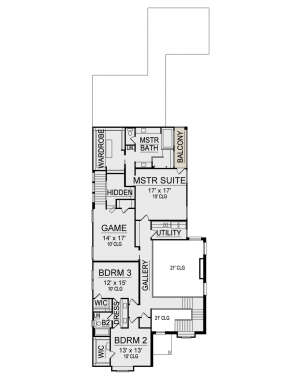 Second Floor for House Plan #5445-00480