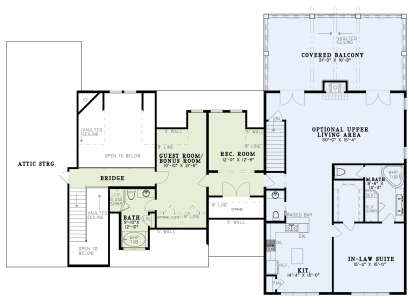 Second Floor for House Plan #110-01079