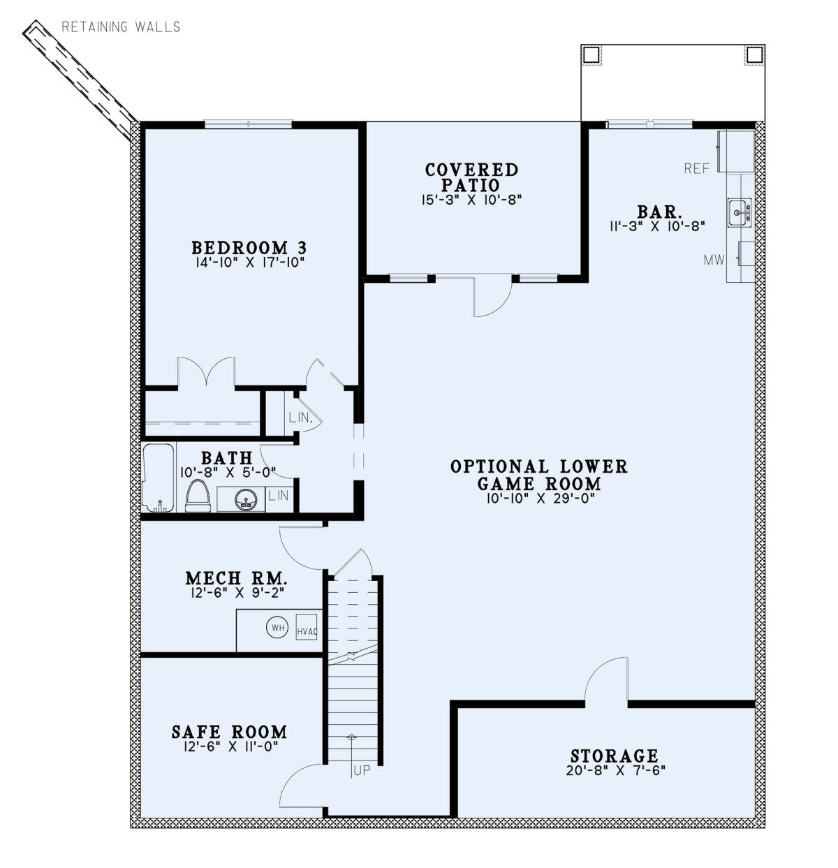 Basement for House Plan #110-01079