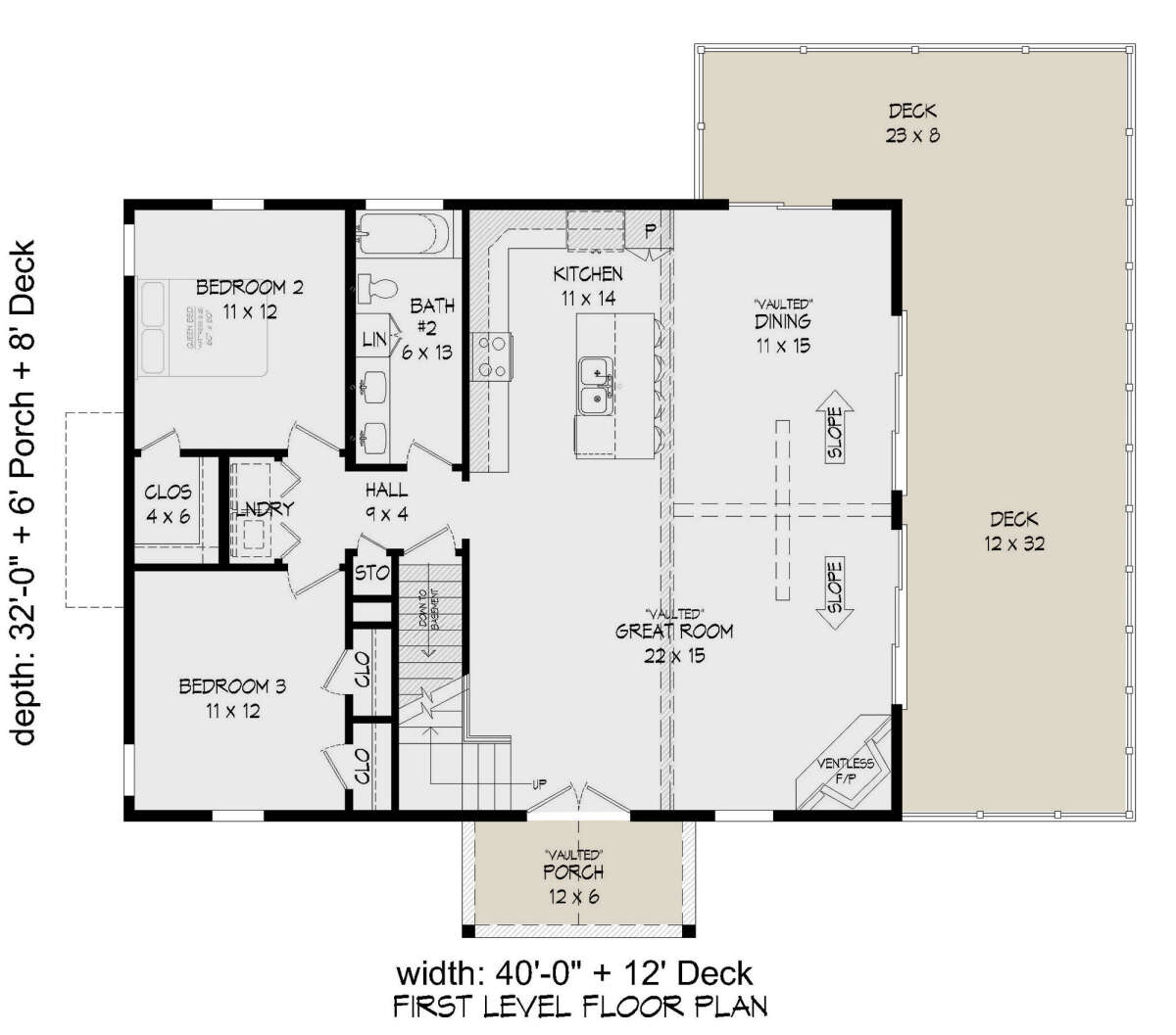 Main Floor for House Plan #940-00393