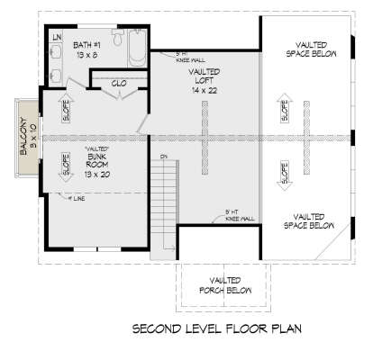 Second Floor for House Plan #940-00393