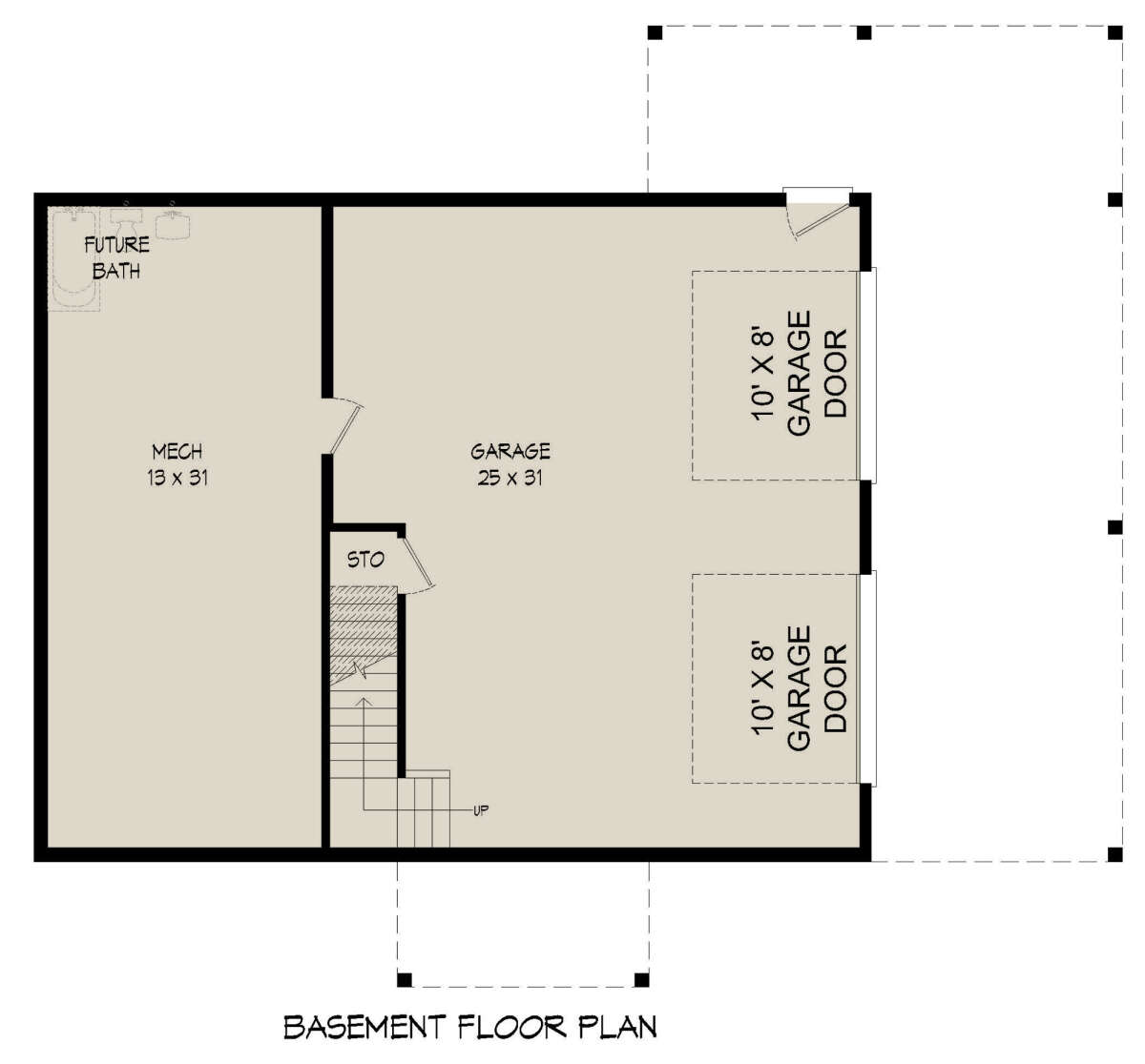 Basement for House Plan #940-00393