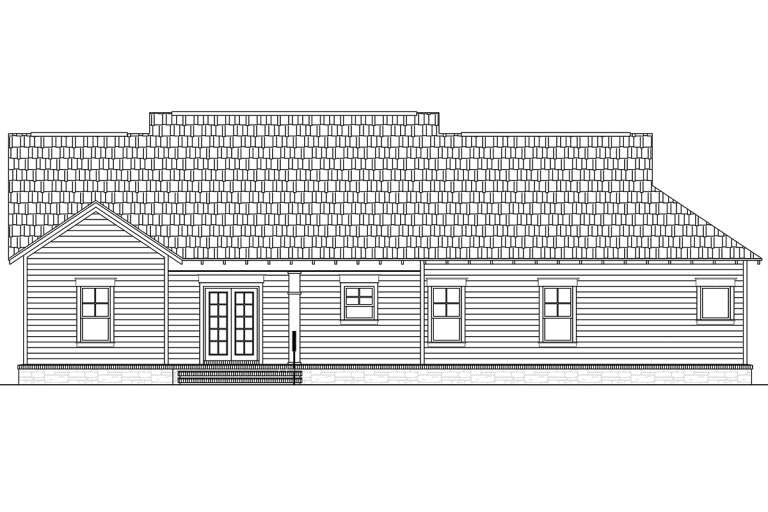 Craftsman House Plan #348-00297 Elevation Photo