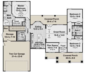 Main Floor for House Plan #348-00298