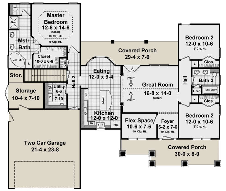 House Plan House Plan #26148 Drawing 1