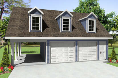 0 Bed, 0 Bath, 0 Square Foot House Plan - #348-00300