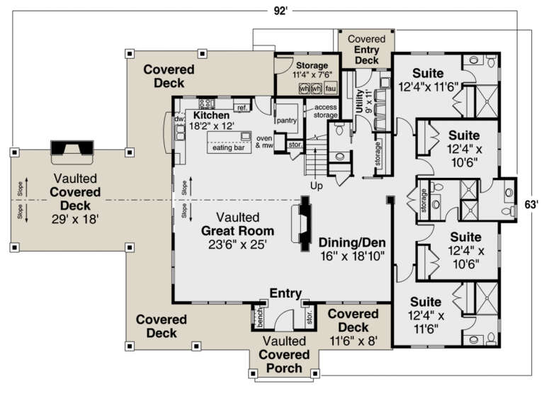 House Plan House Plan #26155 Drawing 1