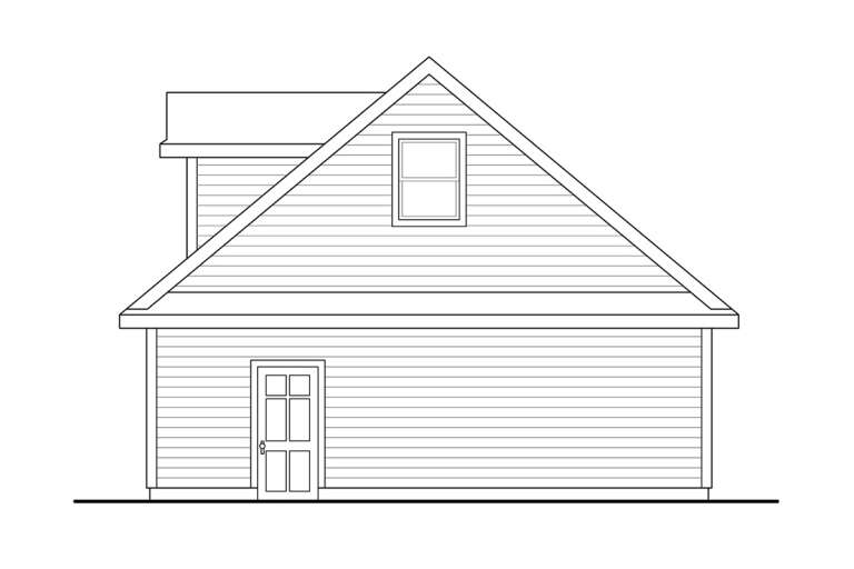 Traditional House Plan #035-00958 Elevation Photo