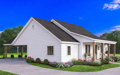 Modern Farmhouse House Plan #4534-00067 Elevation Photo