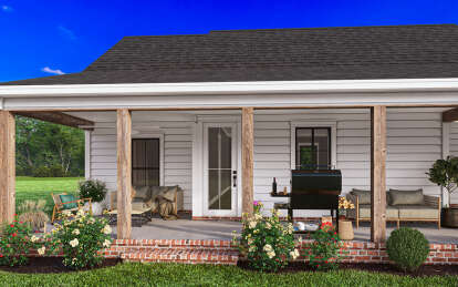 Modern Farmhouse House Plan #4534-00067 Elevation Photo