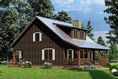 Mountain House Plan #8318-00225 Elevation Photo