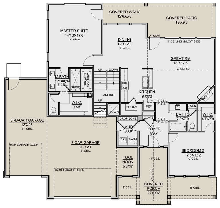 House Plan House Plan #26161 Drawing 1