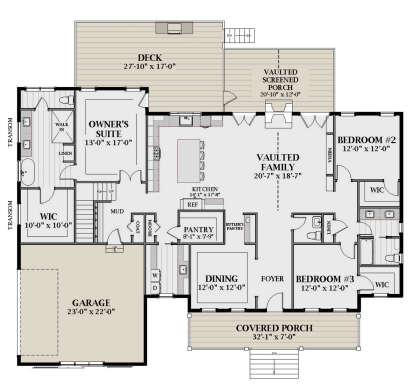 Main Floor for House Plan #6849-00110