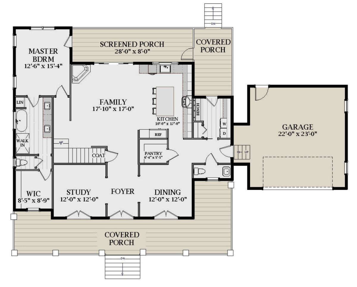 Modern Farmhouse Plan: 2,453 Square Feet, 3 Bedrooms, 2.5 