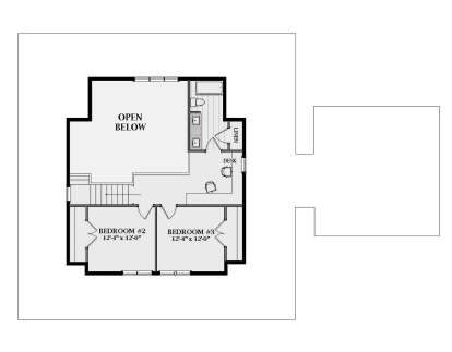 Second Floor for House Plan #6849-00111