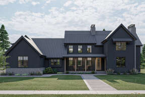 Modern Farmhouse House Plan #963-00615 Elevation Photo