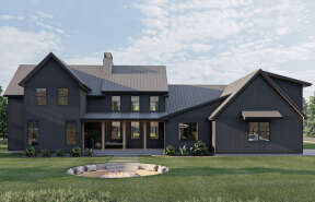 Modern Farmhouse House Plan #963-00615 Elevation Photo