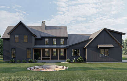 Modern Farmhouse House Plan #963-00615 Elevation Photo