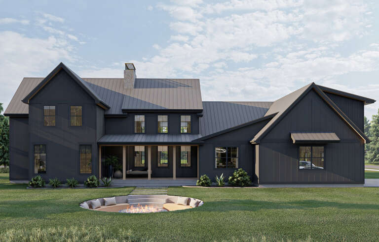 Modern Farmhouse House Plan #963-00615 Elevation Photo