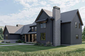 Modern Farmhouse House Plan #963-00615 Elevation Photo