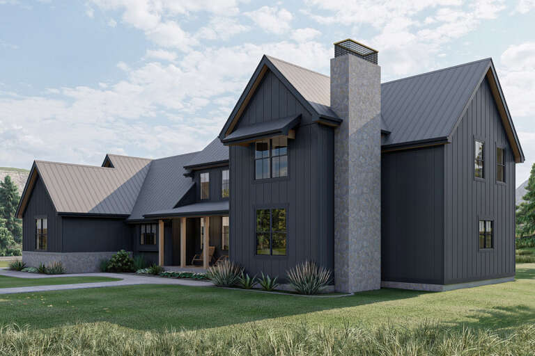 Modern Farmhouse House Plan #963-00615 Elevation Photo