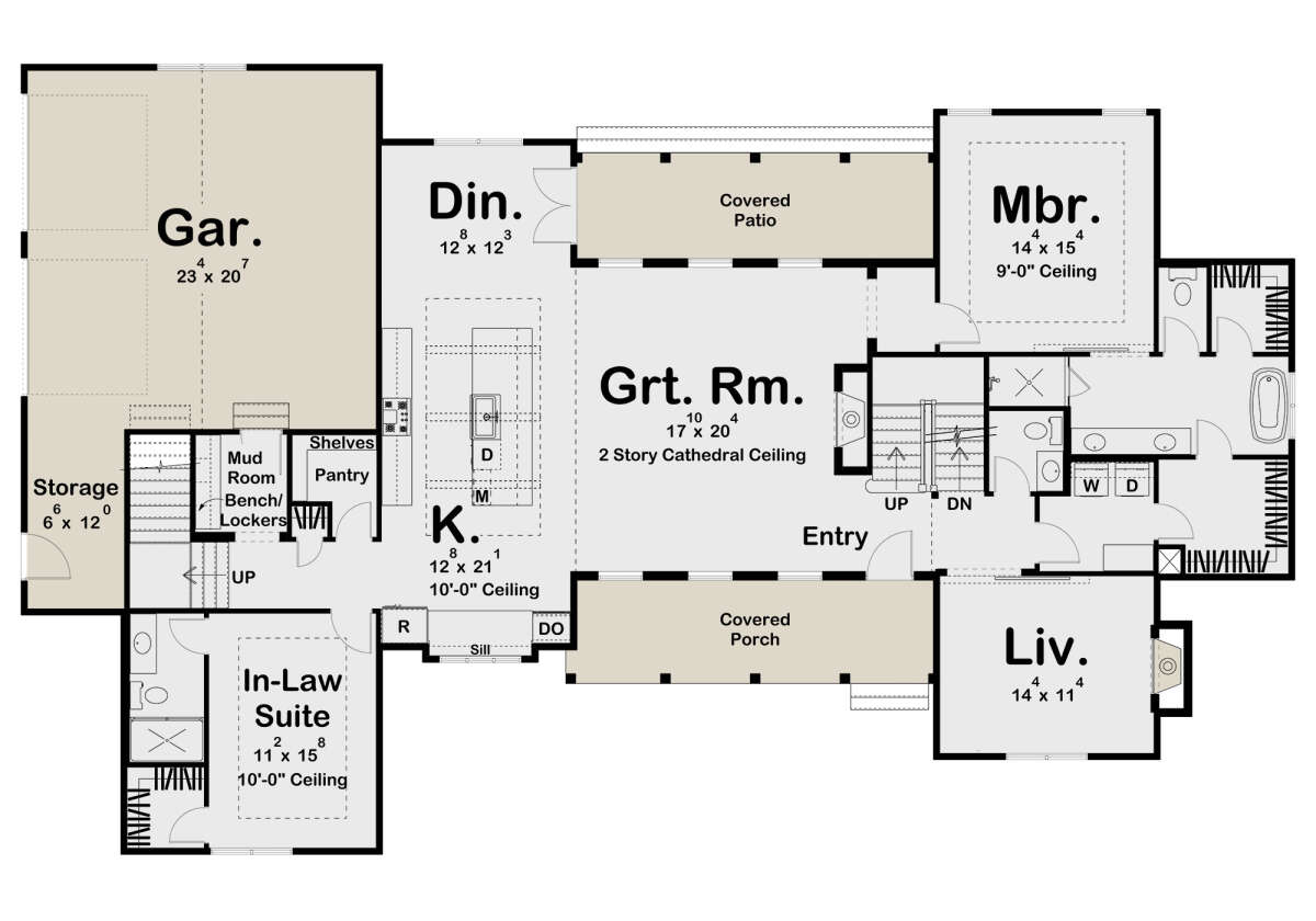 Main Floor for House Plan #963-00615
