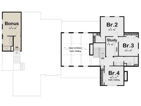 Second Floor for House Plan #963-00615