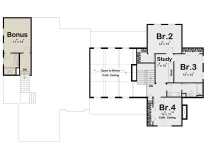 Second Floor for House Plan #963-00615