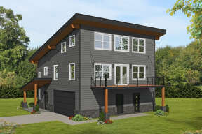 Modern House Plan #940-00394 Elevation Photo
