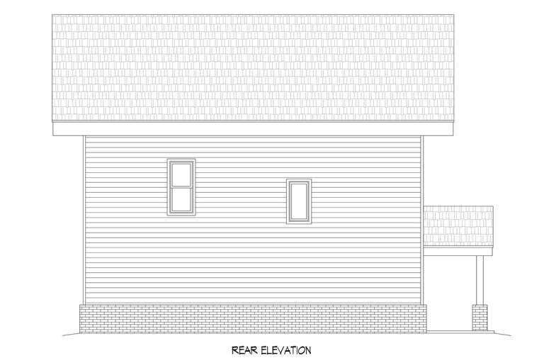 Modern  House Plan #940-00394 Elevation Photo