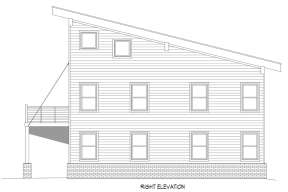 Modern  House Plan #940-00394 Elevation Photo
