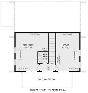 Third Floor for House Plan #940-00394